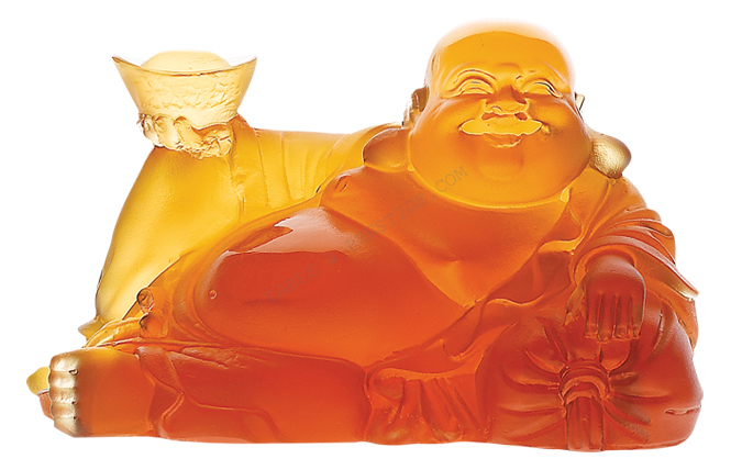 Happy bouddha amber - Daum